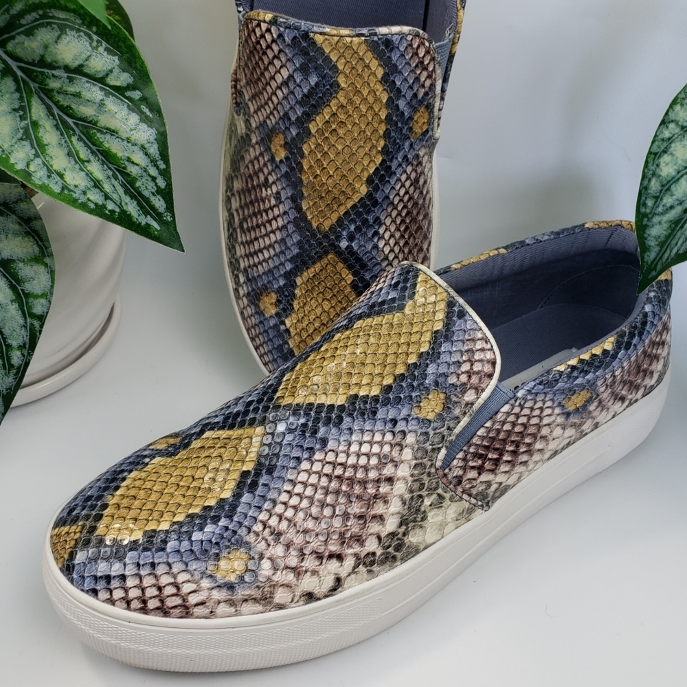 Steve Madden Sneaker Python Snake Print Skater Lo… - image 1
